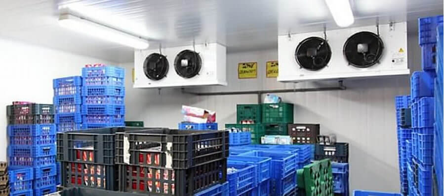 Chambre froide avant préliminaire
