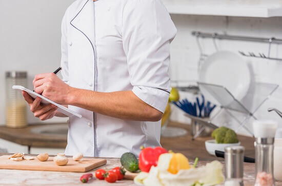 note de fiches produits pour la cuisine et le bar